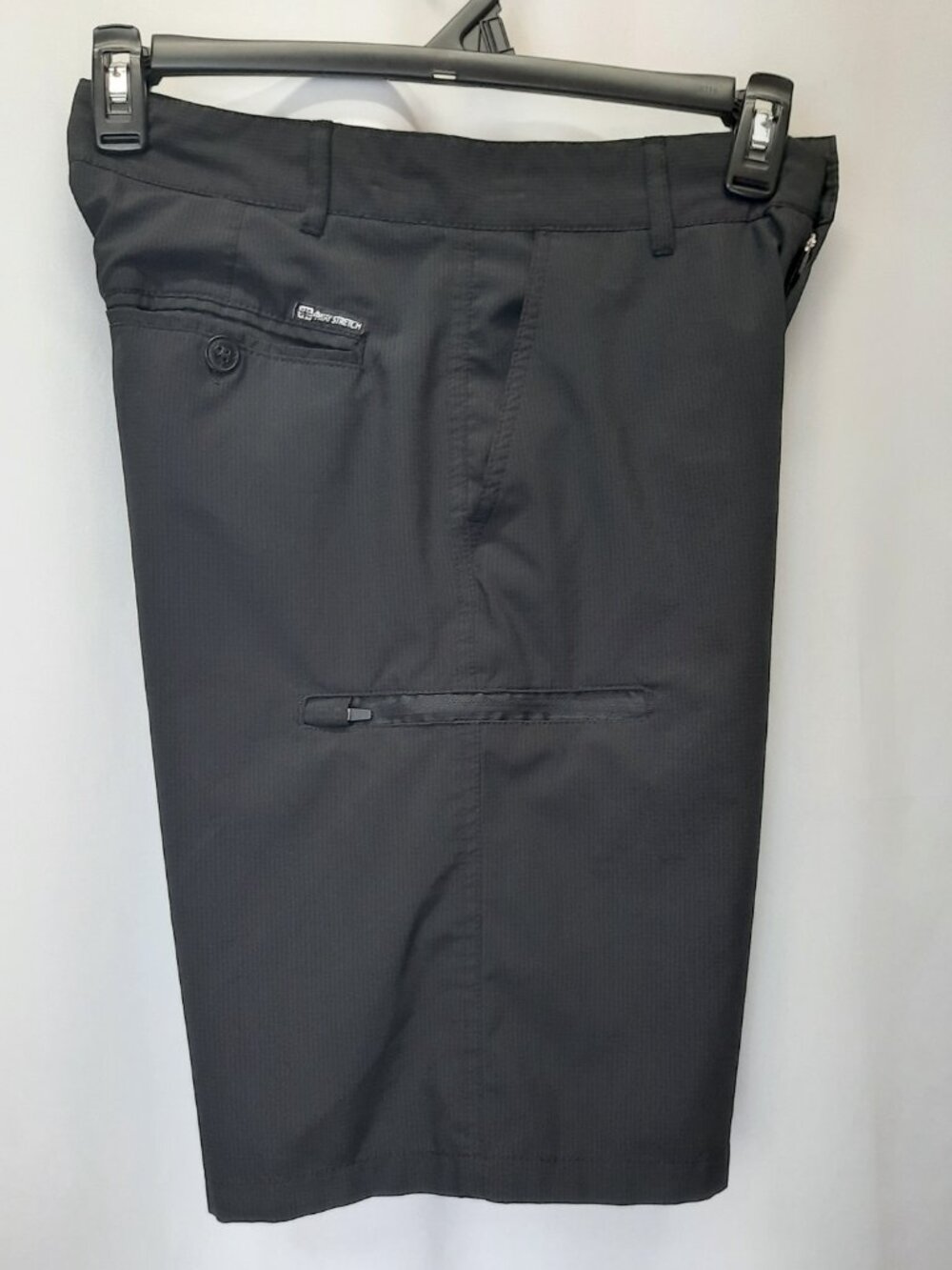 OP Flex Men's 28 Performance Hybrid Shorts Rich Black 4-Way Stretch Walk shorts